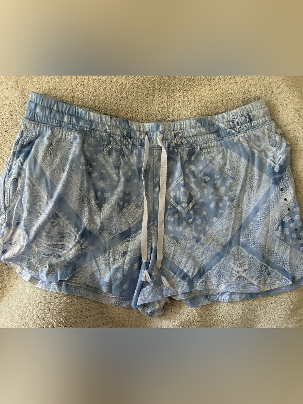 NWOT Small Polo Ralph Lauren bandana-print lounge shorts